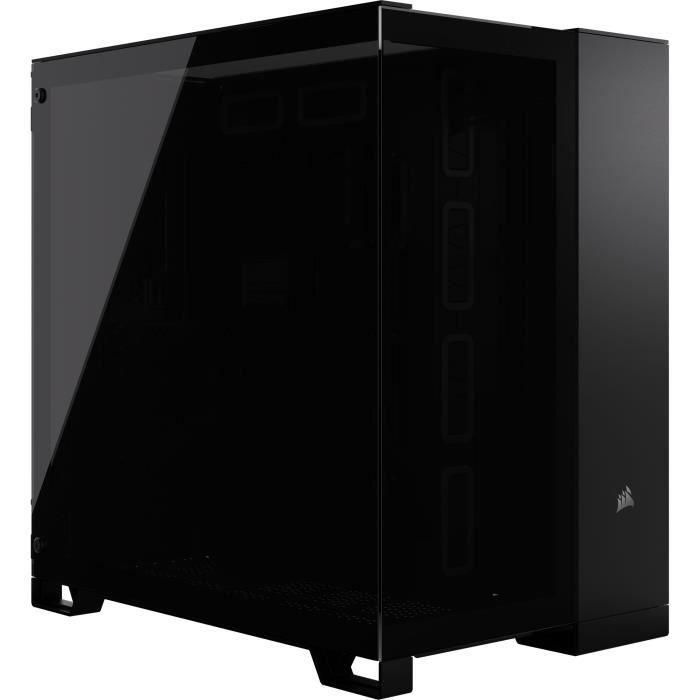 Corsair COR0840006664697 Caja para PC 6500X Media Torre con Doble Cámara y Paneles de Vidrio Templado Negro Corsair COR0840006664697 Caja para PC 6500X Media Torre con Doble Cámara y Paneles de Vidrio Templado Negro