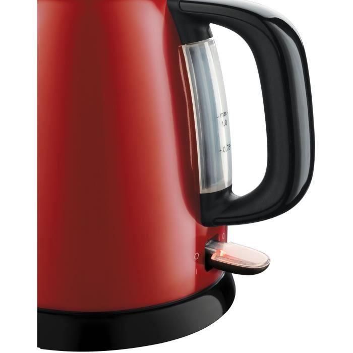 Russell Hobbs Hervidor Mini Colours Plus+ Rojo 1L, Ahorro Energético, Ref. 24992-70 2 Russell Hobbs Hervidor Mini Colours Plus+ Rojo 1L, Ahorro Energético, Ref. 24992-70 2