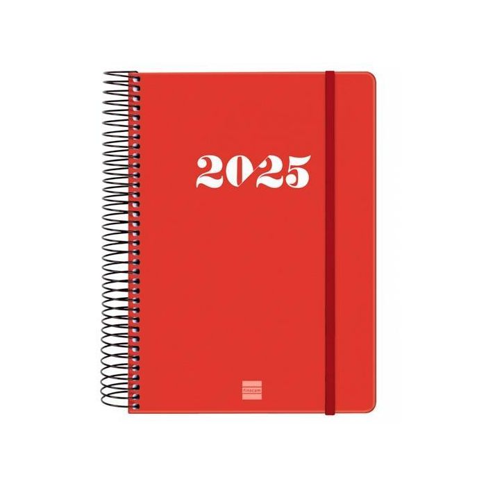 Finocam Agenda Anual My Espiral E10-155x212 mm 1Dp Rojo 2025 Finocam Agenda Anual My Espiral E10-155x212 mm 1Dp Rojo 2025