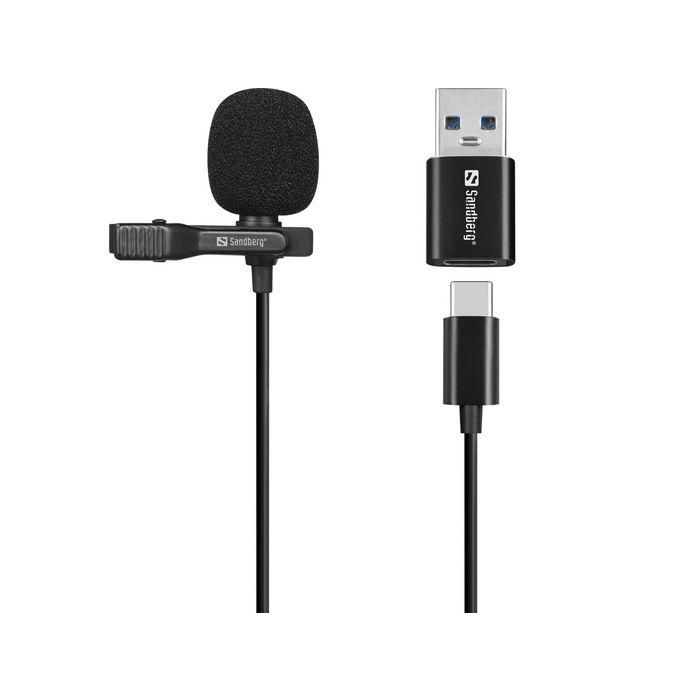 Sandberg Streamer USB Clip Microphone Sandberg Streamer USB Clip Microphone
