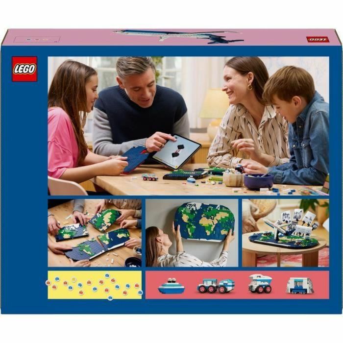 LEGO Family 41838 Recuerdos de viaje - Mapa mundial - Regalo para viajeros 1