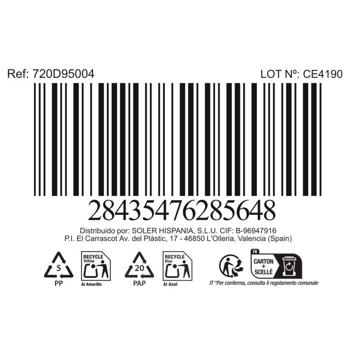 La Mediterranea Bol Aperitivo Ass.Col 10.5 x 10.5 x 4 cm Pica-Pica 210M 2