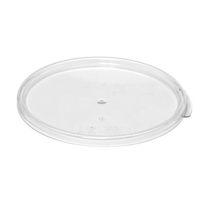 CAMBRO - RFSCWC6-135 - TAPA para recipiente redondo (no incluido) de 5,7 l. y 7,6 l. - 25,2 x 25,2 cm - Policarbonato Transparente