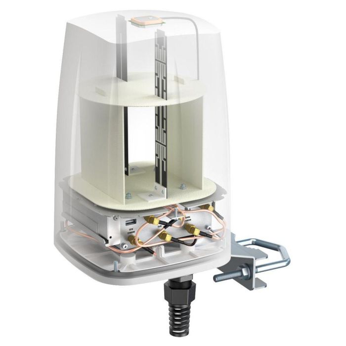 QuWireless QuSpot Antena Omnidireccional Integrada Multibanda LTE, WiFi Dualband, GPS, Bluetooth para Teltonika RUTX11 Exterior IP67