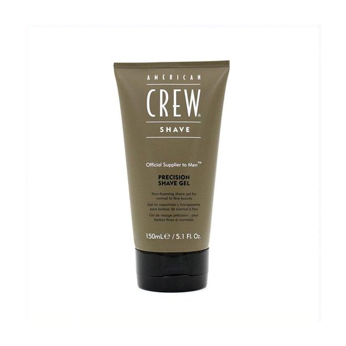 American Crew Precision Shave Gel - Fórmula sin espuma para barba normal y fina - 150 ml