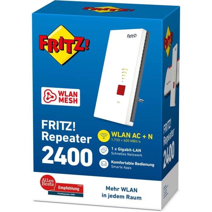 AVM FRITZ!Repeater 2400 - Repeater - WLAN 4 AVM FRITZ!Repeater 2400 - Repeater - WLAN 4