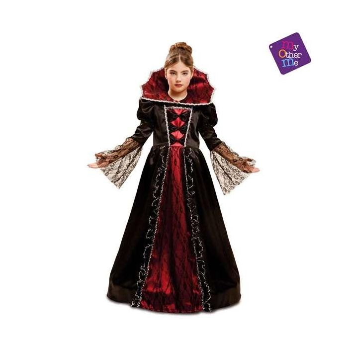 Disfraz infantil vampira de luxe talla 7-9 años 4