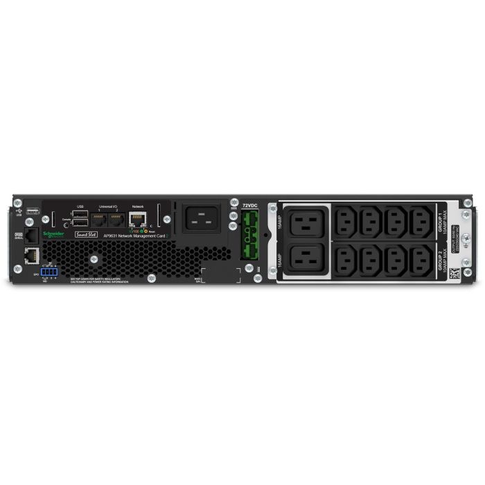 APC Smart-UPS SRT SRT2200RMXLI-NC 1980W 2200VA 2U Rack con Tarjeta de Red 1 APC Smart-UPS SRT SRT2200RMXLI-NC 1980W 2200VA 2U Rack con Tarjeta de Red 1