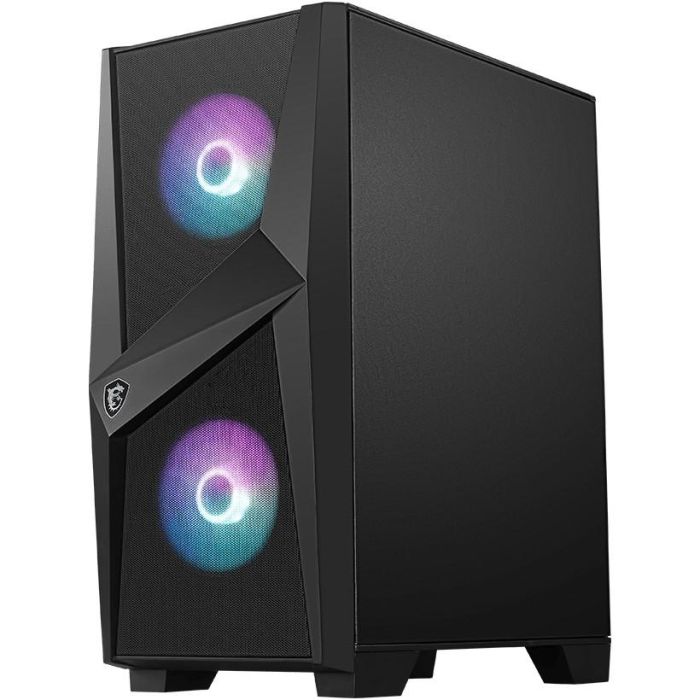 MSI MAG FORGE 100R Midi Tower PC Gaming Negro con Ventana de Vidrio Templado e Iluminación RGB ATX/microATX/Mini-ITX 2 MSI MAG FORGE 100R Midi Tower PC Gaming Negro con Ventana de Vidrio Templado e Iluminación RGB ATX/microATX/Mini-ITX 2