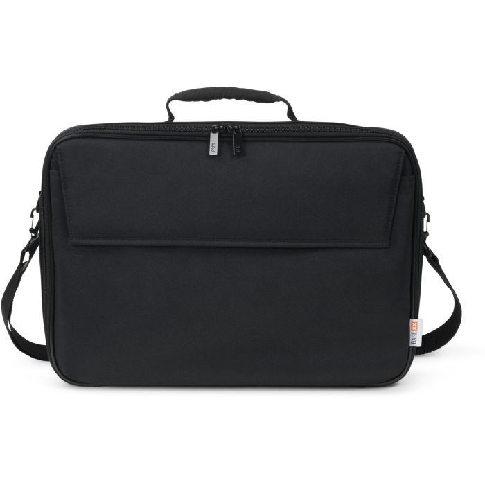 Dicota BASE XX Maletín para Portátiles 13-14.1", Acolchado, Poliéster Negro, con Bolsillo Frontal y Correa Hombro Ajustable 3
