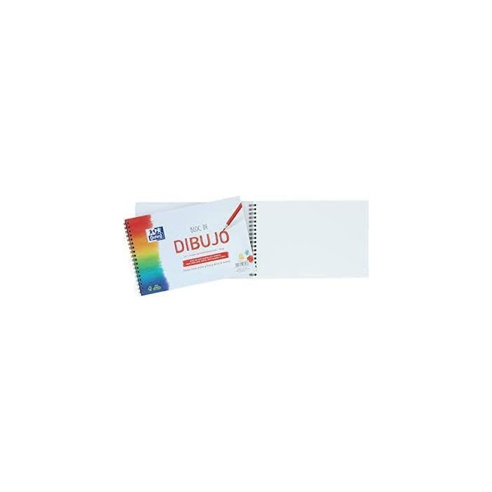 Oxford Bloc Dibujo Escolar T-Blanda Espiral Microperforado 20H 130 gr A5+ Liso Blanco Oxford Bloc Dibujo Escolar T-Blanda Espiral Microperforado 20H 130 gr A5+ Liso Blanco