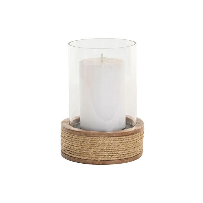 DKD Home Decor Portavela Cottage Marrón 12 x 17 x 12 cm 1
