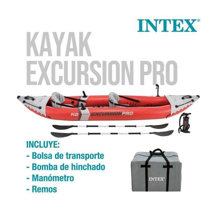 Canoa Hinchable Intex Excursion Pro Hinchable 94 x 46 x 384 cm 9