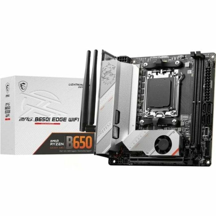 MSI Placa Base MPG B650I Edge WiFi, Socket AM5, Chipset AMD B650, DDR5, Mini-ITX 9 MSI Placa Base MPG B650I Edge WiFi, Socket AM5, Chipset AMD B650, DDR5, Mini-ITX 9