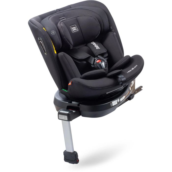 Babyauto Silla de Coche BAB8435593702093 Aitana Grupo 0/1/2/3 I-Size 40/150 cm Isofix Giratoria 360° Pata de Apoyo Negra 1