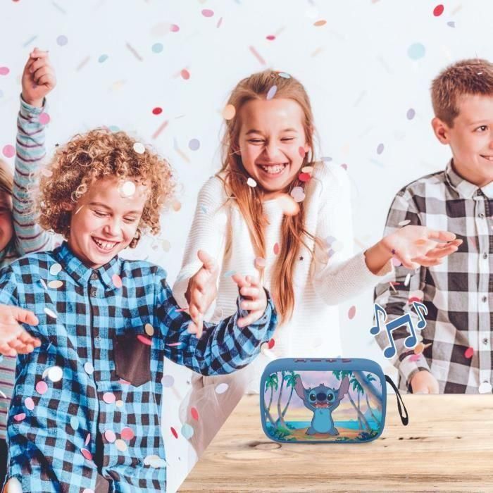 Lexibook Altavoz Bluetooth Portátil Inalámbrico Diseño Stitch - Ideal para Niños a Partir de 3 Años 3 Lexibook Altavoz Bluetooth Portátil Inalámbrico Diseño Stitch - Ideal para Niños a Partir de 3 Años 3