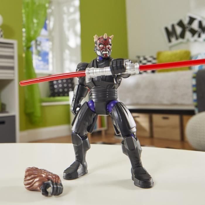 MixMashers Darth Maul, figura personalizable de 12 cm para mezclar y combinar con accesorios, Star Wars, a partir de 4 años 4