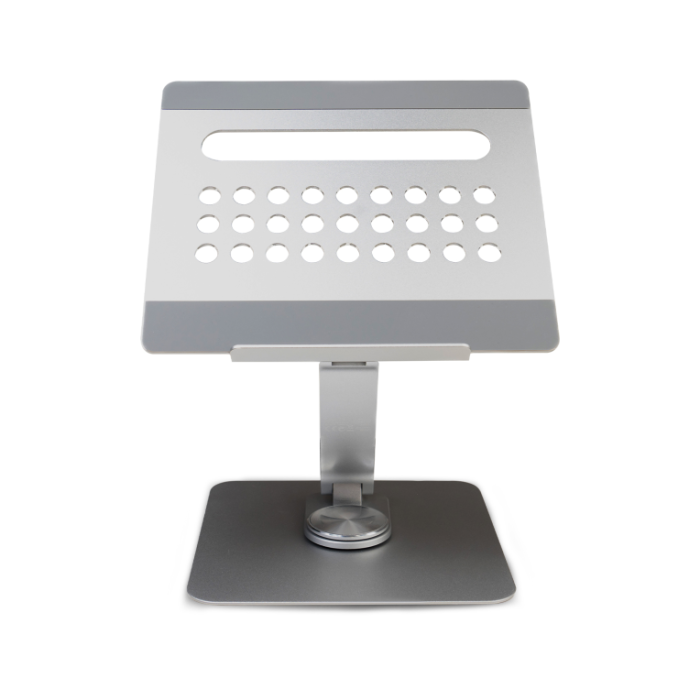 Ewent EW1269 Soporte para Ordenador Portátil 17", Ajuste Ergonómico, 360° Rotación, Estación de Acoplamiento 7 en 1, Compatible con Windows, MacOS, iPadOS