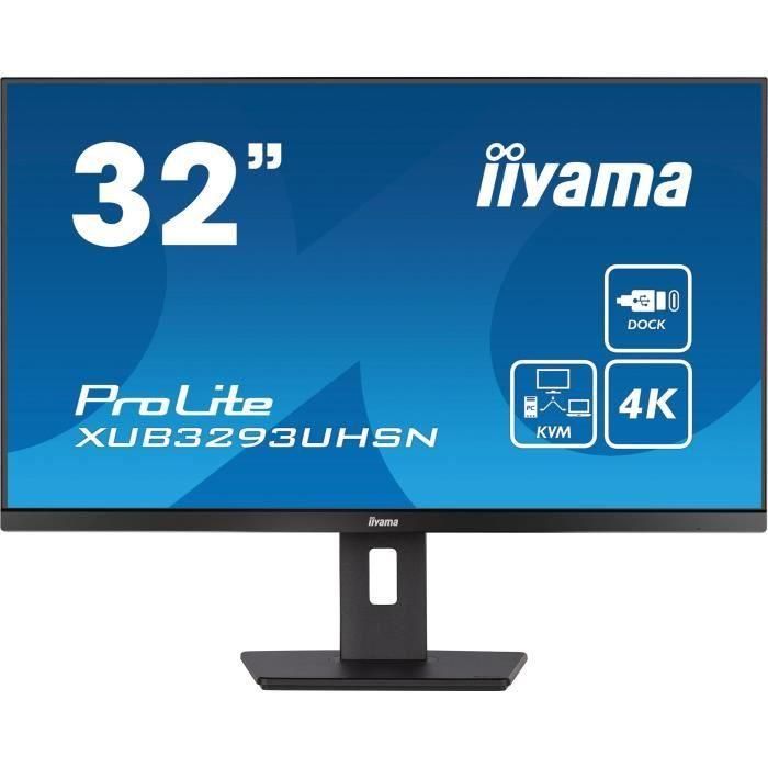 Iiyama Monitor 32" XUB3293UHSN-B5 IPS 4K UHD 60Hz 4ms HDMI USB-C DisplayPort Altavoces Incorporados 0 Iiyama Monitor 32" XUB3293UHSN-B5 IPS 4K UHD 60Hz 4ms HDMI USB-C DisplayPort Altavoces Incorporados 0