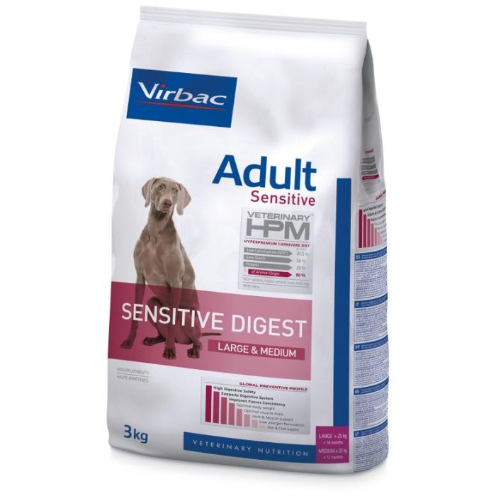 Virbac Adult Dog Sensitive Digest Large&Med 3 kg Hpm