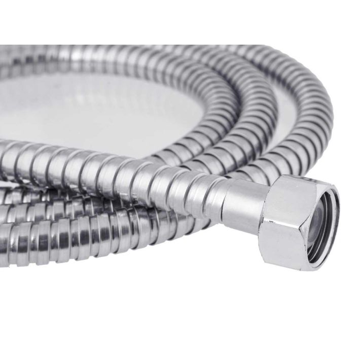 Teléfono de Ducha Berilo con Manguera 2 m, Base Blanca, 24x4.5x14 cm (12 Unidades) 3 Teléfono de Ducha Berilo con Manguera 2 m, Base Blanca, 24x4.5x14 cm (12 Unidades) 3