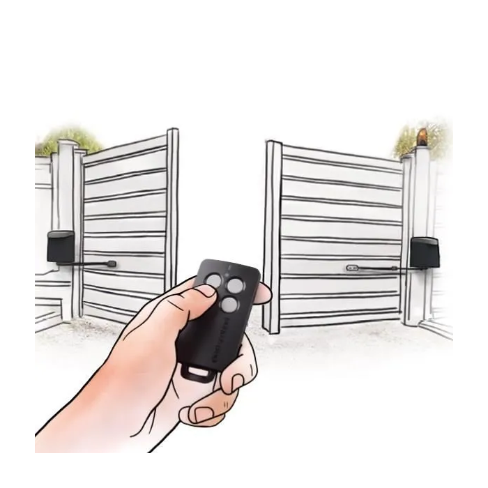 SCS Sentinel OpenGate 2 Motorización para Puerta Batiente 24V con Brazos Articulados Máx. 500kg Uso Residencial Fabricado en Francia 5