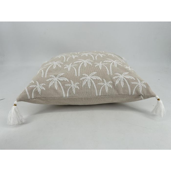 Cojin Boho DKD Home Decor Natural Blanco 45 x 45 cm (2 Unidades) 4 Cojin Boho DKD Home Decor Natural Blanco 45 x 45 cm (2 Unidades) 4
