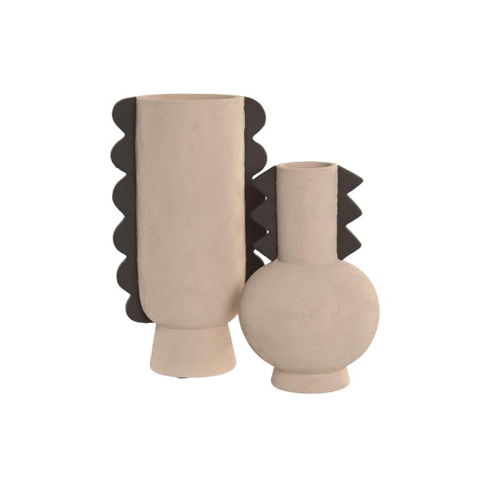 Jarron Urban DKD Home Decor Marron 14 x 38 x 21 cm 4