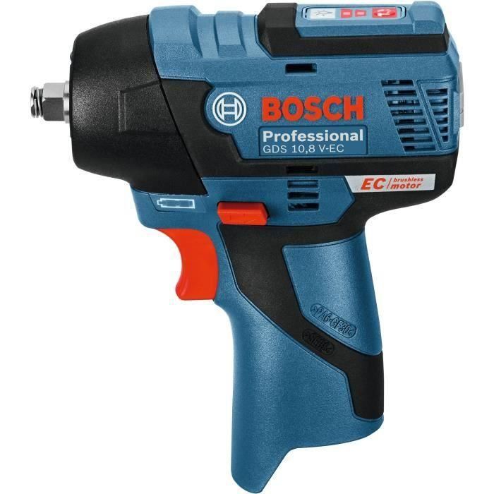 BOSCH PROFESSIONAL Llave de impacto a batería 12V GDS 12V-115 solo Click & Go, L-BOXX