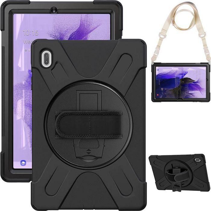 eSTUFF Funda AUSTIN Defender para Samsung Galaxy Tab S10+ / S9 FE+ / S9+ / S8+ / S7 FE / S7+ - Protección de 3 capas, Silicona y PC, Negra 4 eSTUFF Funda AUSTIN Defender para Samsung Galaxy Tab S10+ / S9 FE+ / S9+ / S8+ / S7 FE / S7+ - Protección de 3 capas, Silicona y PC, Negra 4