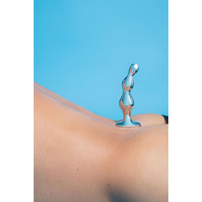 Plug Anal B-Vibe Plateado 14 Plug Anal B-Vibe Plateado 14