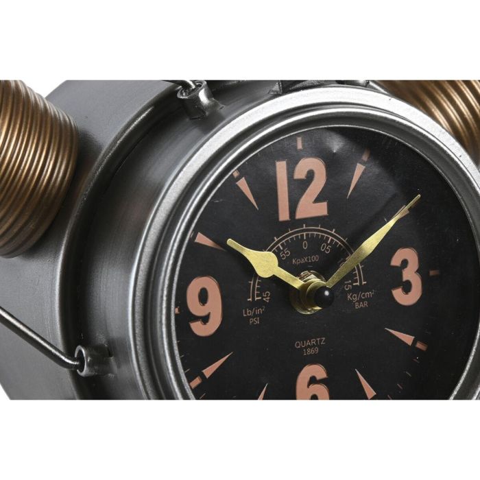 Reloj Pared Vintage DKD Home Decor Plateado Dorado 12 x 55 x 63 cm 2 Reloj Pared Vintage DKD Home Decor Plateado Dorado 12 x 55 x 63 cm 2