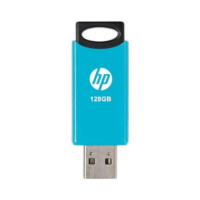 HP v212w 128GB USB 2.0 Flash Drive (Negro/Azul) Retail 3