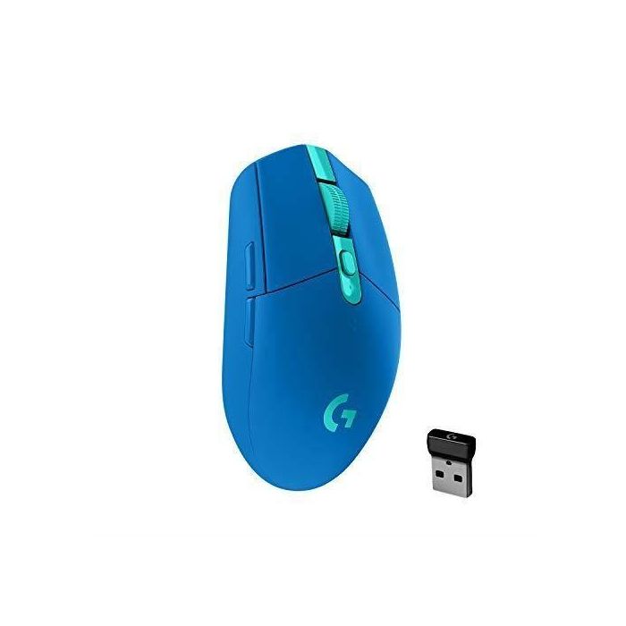 Logitech G G305 Ratón Inalámbrico para Juegos LIGHTSPEED, Batería 250h, Azul
