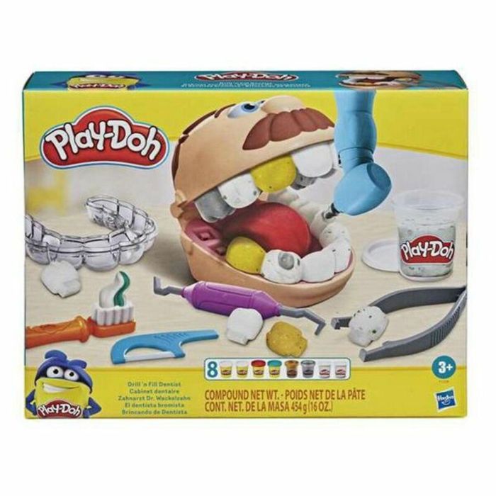 Dentista bromista playdoh incluye 8 botes y accesorios 2