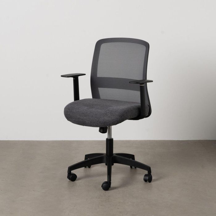 Silla de Oficina Negro 62 x 56 x 85,5 cm 2