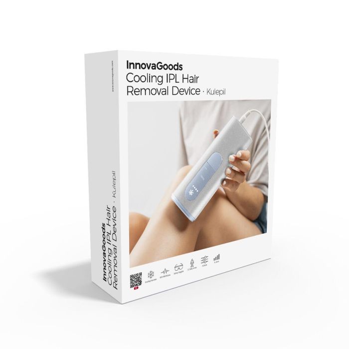 Depiladora de Luz Pulsada con Función Frío y Accesorios Kulepil InnovaGoods 1 Depiladora de Luz Pulsada con Función Frío y Accesorios Kulepil InnovaGoods 1