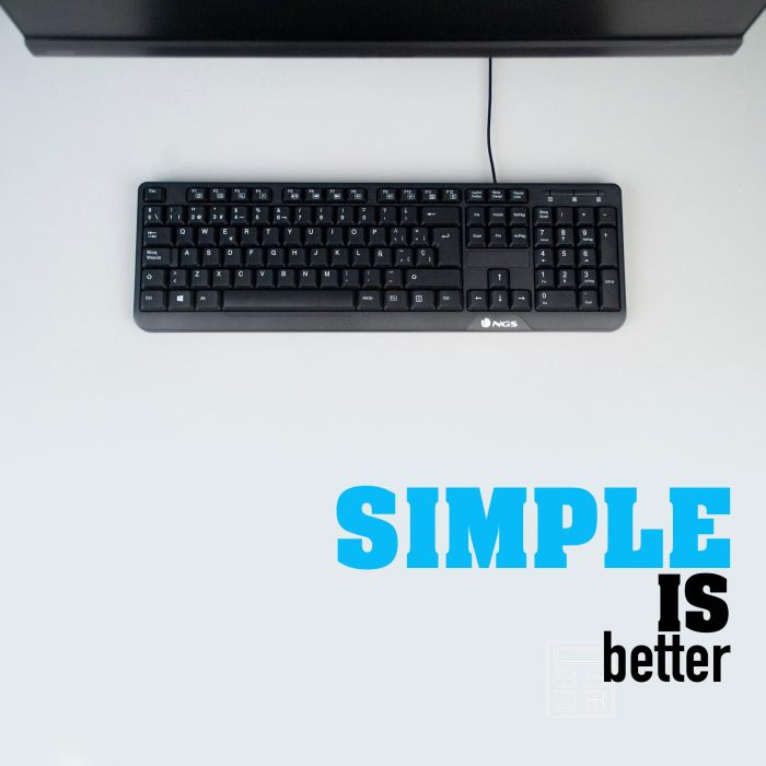 Teclado NGS NGS-KEYBOARD-0344 Negro 3 Teclado NGS NGS-KEYBOARD-0344 Negro 3