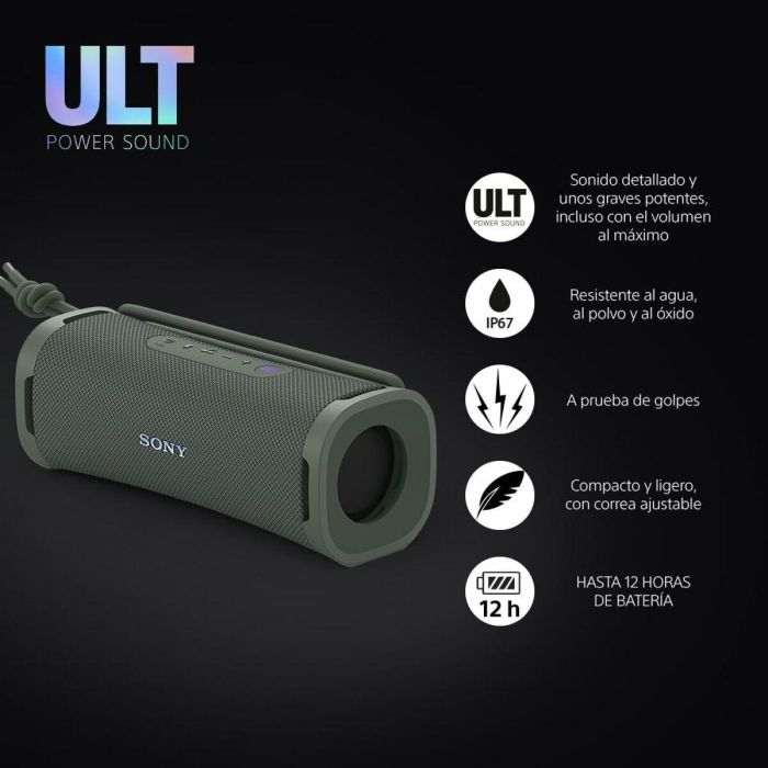 Altavoz Bluetooth Portátil Sony SRSULT10H Gris 1 Altavoz Bluetooth Portátil Sony SRSULT10H Gris 1