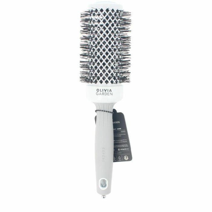 Olivia Garden Cepillo EXPERT Blowout SHINE White&Grey #45 mm para cabello radiante y saludable Olivia Garden Cepillo EXPERT Blowout SHINE White&Grey #45 mm para cabello radiante y saludable