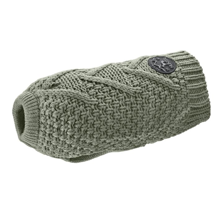 Hunter Jersey para Perro Malmö 35 cm Verde, Súper Cálido y Suave de Fibra Acrílica con Diseño Trenzado. Para Cuello 28-38 cm y Vientre 44-50 cm. 2 Hunter Jersey para Perro Malmö 35 cm Verde, Súper Cálido y Suave de Fibra Acrílica con Diseño Trenzado. Para Cuello 28-38 cm y Vientre 44-50 cm. 2