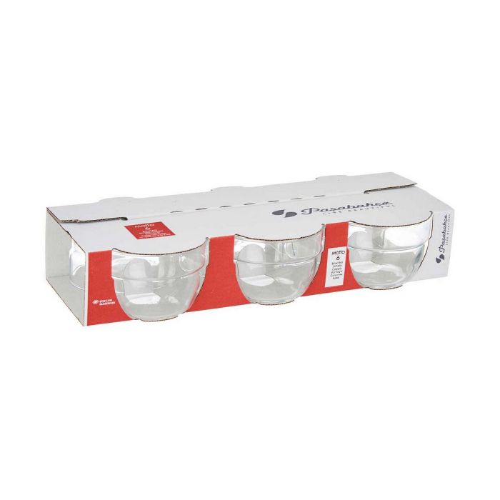 Bol Motto 6 Unidades 200 ml Transparente Vidrio 2 Bol Motto 6 Unidades 200 ml Transparente Vidrio 2