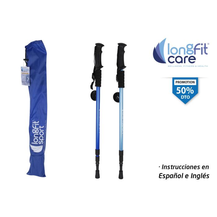 Set Bastones Trekking Longfit Care - Inde (2 Cajas) Set Bastones Trekking Longfit Care - Inde (2 Cajas)