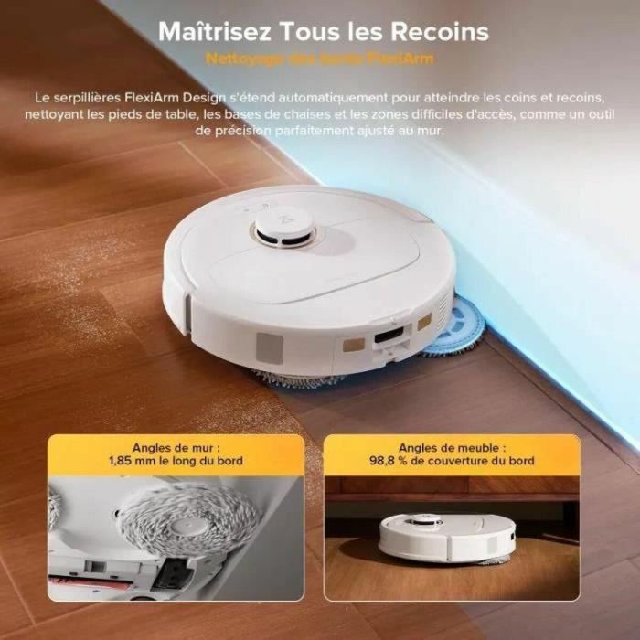 ROBOROCK QREVO 5AE - Robot aspirador con base - Potencia de 12000 Pa - Mopa FlexiArm - Doble antienredos 3 ROBOROCK QREVO 5AE - Robot aspirador con base - Potencia de 12000 Pa - Mopa FlexiArm - Doble antienredos 3