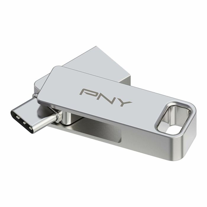 PNY DUO LINK Unidad Flash USB 128 GB Dual USB-A y USB-C 3.2 Gen 1 Giratoria - 200 MB/s Acero Inoxidable 8 PNY DUO LINK Unidad Flash USB 128 GB Dual USB-A y USB-C 3.2 Gen 1 Giratoria - 200 MB/s Acero Inoxidable 8