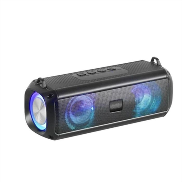 Mars Gaming Altavoz+Barra MSB-XTW 20W Bluetooth RGB Negro - Compacto, RGB Flow, ABS+Acero, Micro-USB, microSD, USB-A, Jack 3.5mm