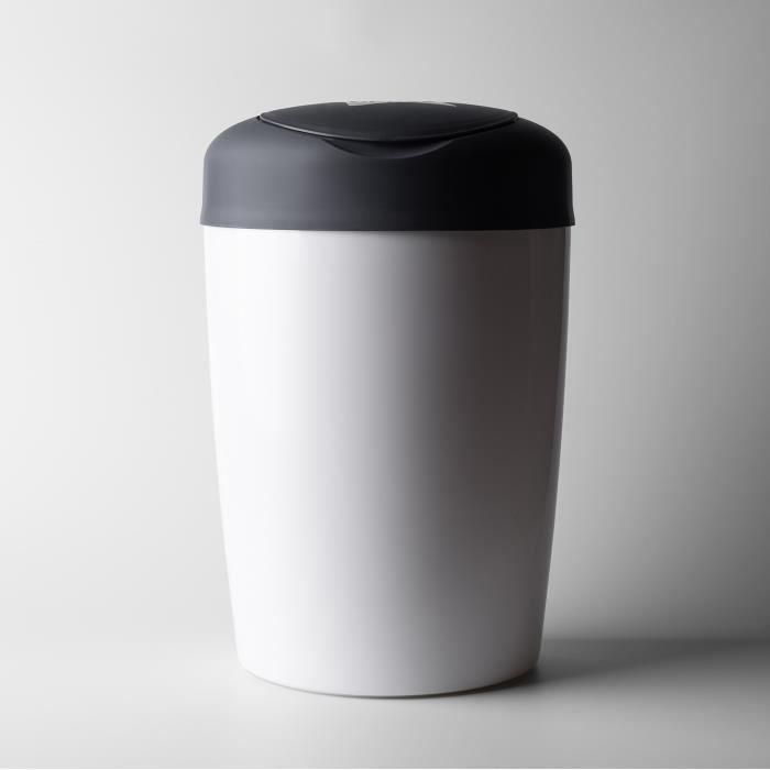 Tommee Tippee Simplee Sangenic Contenedor de Pañales Starter Pack 1 Cubo y 6 Recargas Antibacterianas Anti-Olor Desde Nacimiento Blanco 1