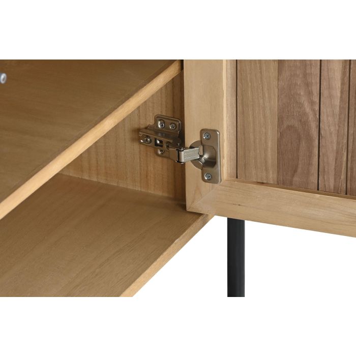 Mueble Tv Balines DKD Home Decor Natural Negro 40 x 55 x 180 cm 8 Mueble Tv Balines DKD Home Decor Natural Negro 40 x 55 x 180 cm 8