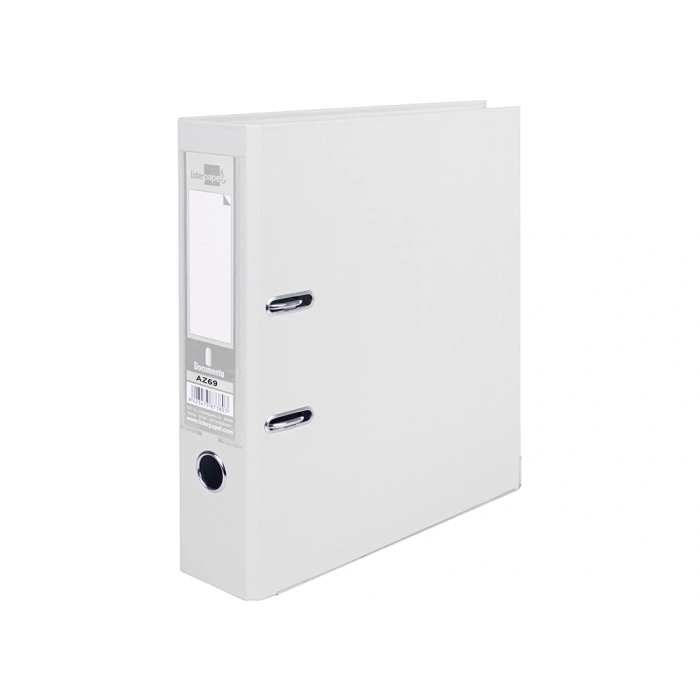 Carpeta de anillas Liderpapel AZ69 Blanco A4 1