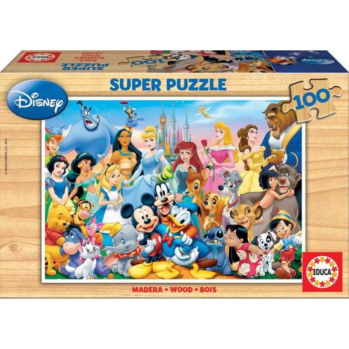 Puzzle 100 piezas el maravilloso mundo de disney Puzzle 100 piezas el maravilloso mundo de disney